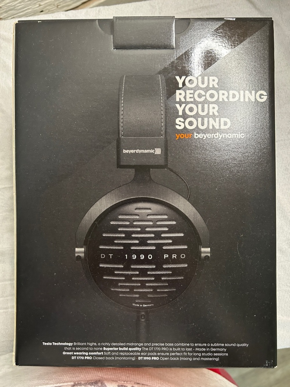 DT 1990 PRO Open-Back Studio Headphones — Black